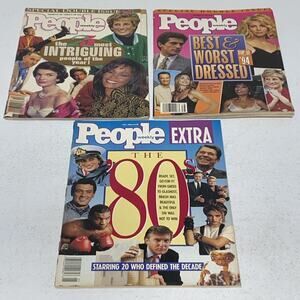 VTG PEOPLE Magazine Special Issue 1989 1994/95 Trump Madonna Princess Di Whitney